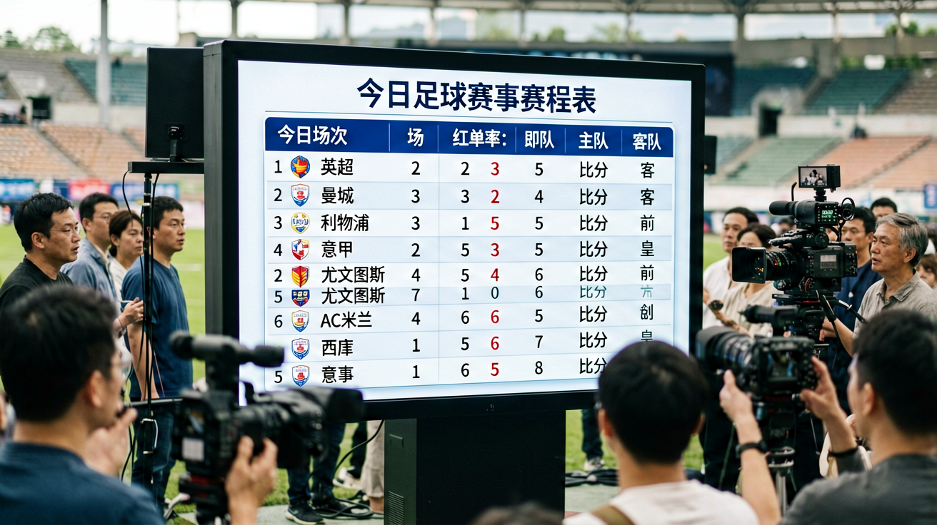 今日足球赛事赛程表